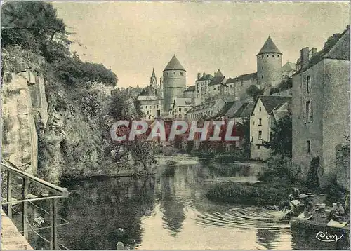 Cartes postales moderne Semur en Auxois C d'Or L'Armancon
