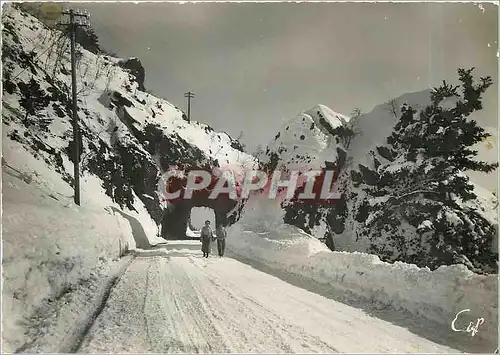 Moderne Karte La Schlucht en hiver Le Tunnel