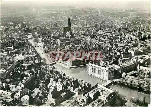 Cartes postales moderne Strasbourg Vue aerienne