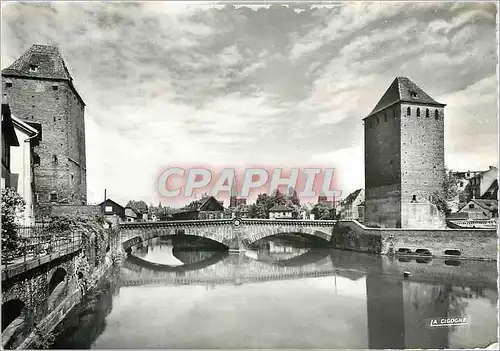 Moderne Karte Strasbourg Bas Rhin Les Ponts Couverts