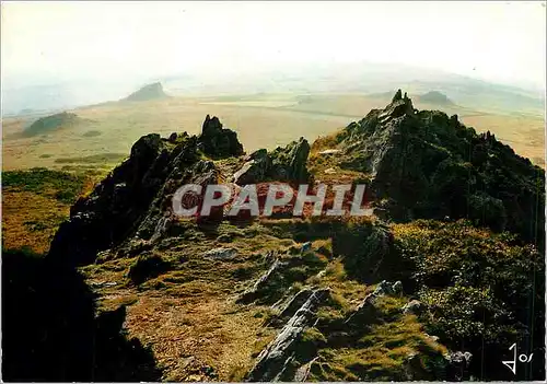 Cartes postales moderne Les Monts d'Arree Coucher de Soleil sir les cretes