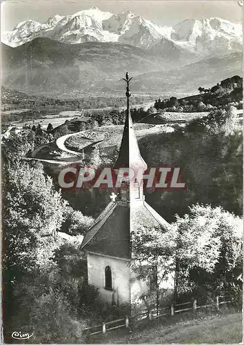 Moderne Karte Sallanches Hte Savoie Faee au Massif du Mont Blanc la Chapelle