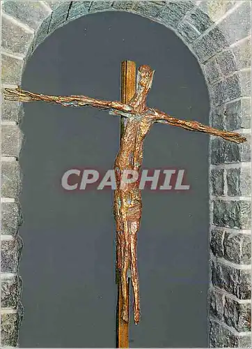 Cartes postales moderne Notre Dame de Toute Grace Plateau d'Assy Haute Savoie Le Christ de Germaine Richier