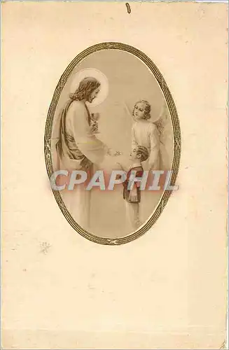 Cartes postales moderne Christ Ange Enfant