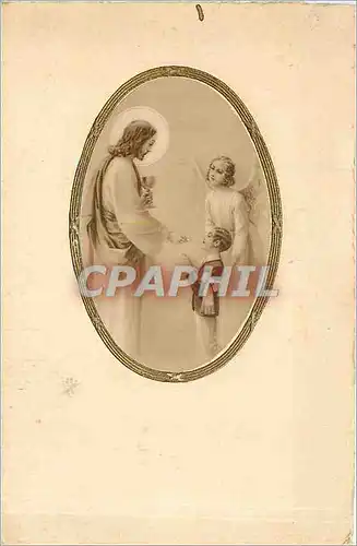 Moderne Karte Christ Ange Enfant