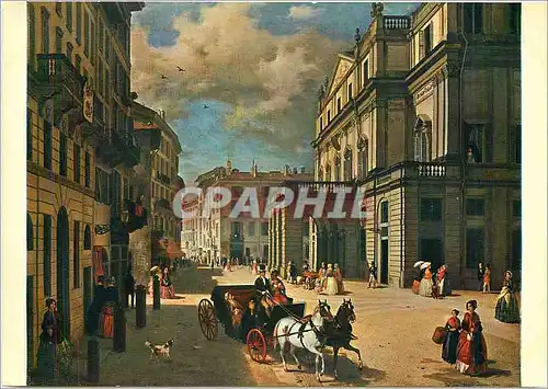 Cartes postales moderne Milano Museo Teatrale alla Scala La faccinio del Teatro alla Scala