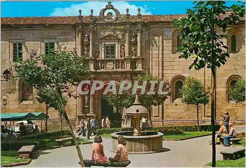 Moderne Karte Santiago de Compostela Place de Fonseca