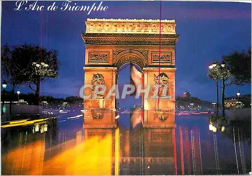 Cartes postales moderne Paris L'Arc de Triomphe