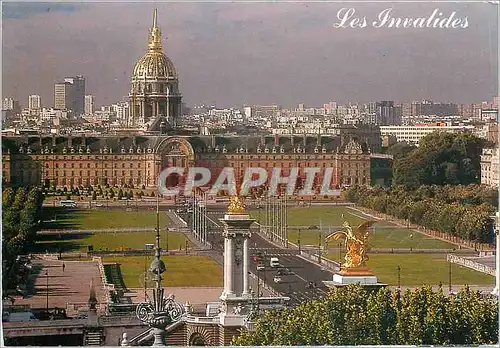 Cartes postales moderne Paris Les Invalides