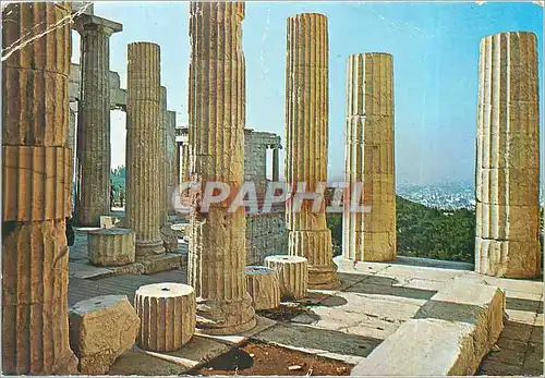 Cartes postales moderne L'Acropole d'Athenes Les Propylees Interieur