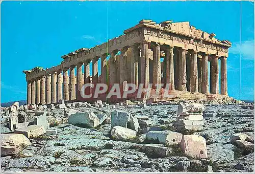 Cartes postales moderne Athenes Le Parthenon vue du N O