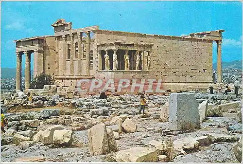Cartes postales moderne L'Acropole d'Athenes L'Erechtheion
