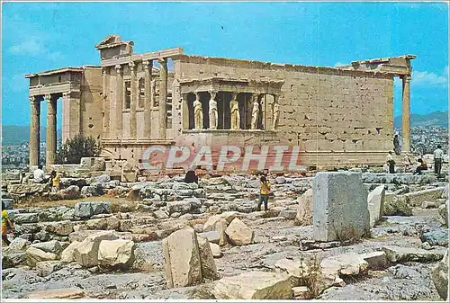 Moderne Karte L'Acropole d'Athenes L'Erechtheion