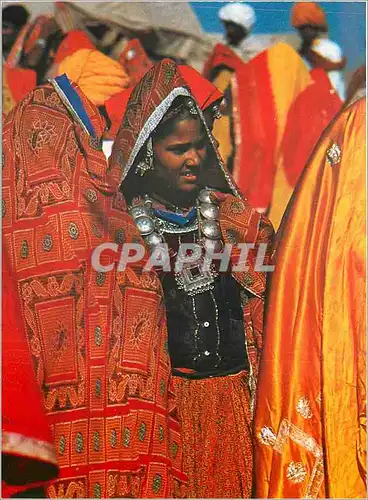 Cartes postales moderne Inde Rajathan Pushtar jeune fille Rajpute Paree