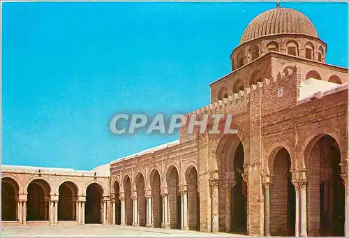 Cartes postales moderne Kairouan La Grande Mosquee Entree de la salle des prieres