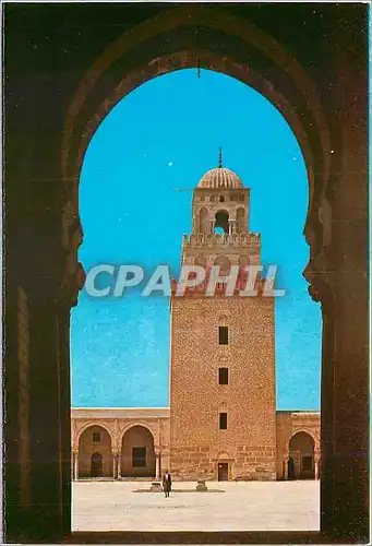 Cartes postales moderne Kairouan Mihrab et Minbar de la Grande Mousquee