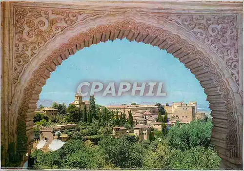 Cartes postales moderne Granada Alhambra Vue generale depuis le Generalife