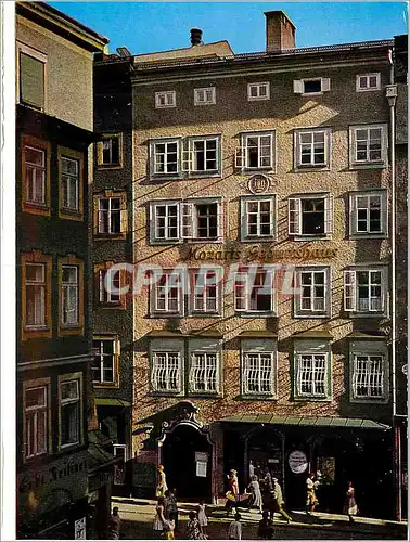 Cartes postales moderne Mozarts Geburtshaus in Salzburg Getreidegasse