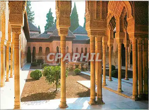 Cartes postales moderne Granada Alhambra Cour des Lions