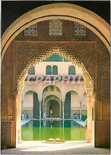 Cartes postales moderne Granada Alhambra Arcades Cour des Arrayanes