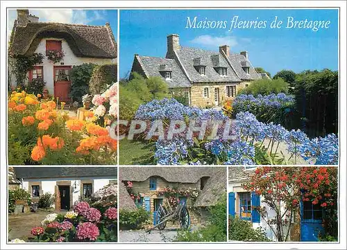 Cartes postales Maisons fleuries de Bretagne