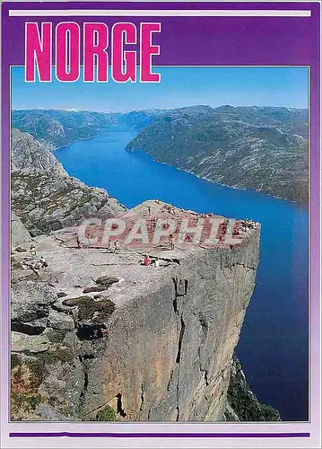 Cartes postales Norge Norway Prekestolen i Lysefjorden