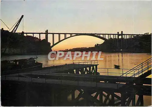 Cartes postales Porto Portugal Ponte de Arrabida Entardecer