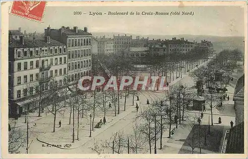 Cartes postales Lyon Boulevard de la Croix Rousse Cote Nord