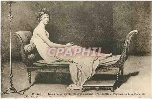 Cartes postales Musee du Louvre David Jacques Louis 1748 1825 Portrait de Mme Recamier