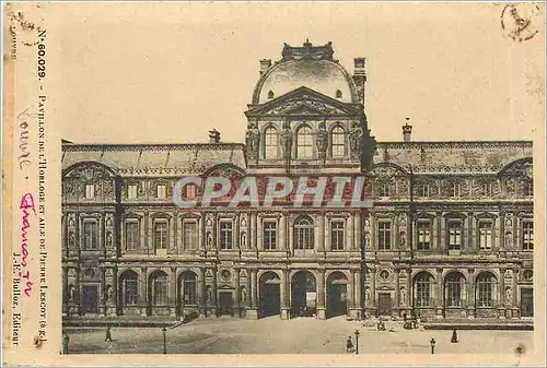 Ansichtskarte AK Pavillon de l'Horloge et Aile de Pierre Lescot