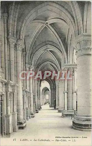 Cartes postales Laon Cathedrale Bas Cotes