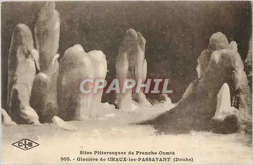 Cartes postales Sites Pittoresque de France Comte Glaciere de Chaux les Passavant Doubs