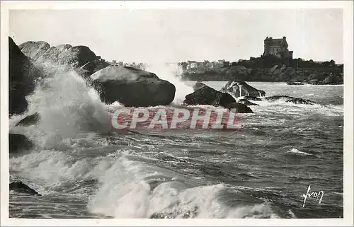 Cartes postales Ploumanach C du N Grosse mer