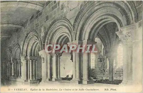 Ansichtskarte AK Vezelay Eglise de la Madeleine et la Salle Capitulaire