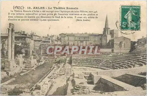 Ansichtskarte AK Arles Le Theatre Romain