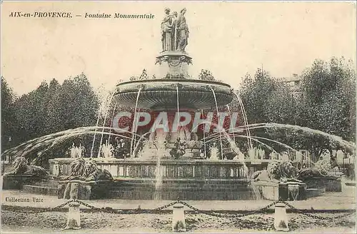Cartes postales Aix en Provence Fontaine Monumentale