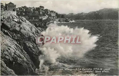 Cartes postales Marseille La Corniche Effet de vague