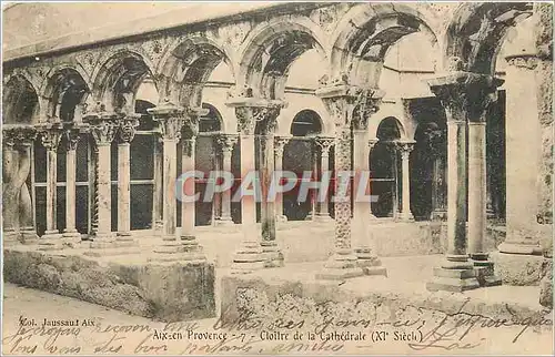 Ansichtskarte AK Aix en Provence Cloitre de la Cathedrale