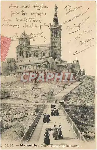 Cartes postales Marseille Notre Dame de la Garde