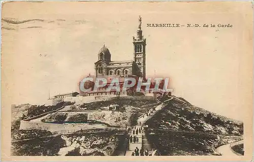 Cartes postales Marseille ND de la Garde