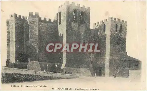 Cartes postales Marseille L'Abbaye de St Victor