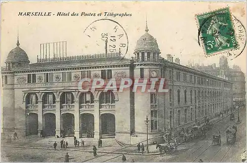 Cartes postales Marseille Hotel des Postes et Telegraphes