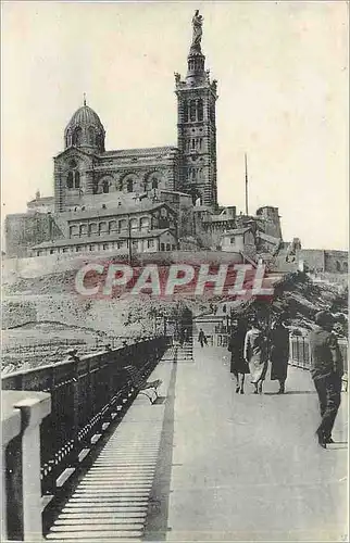 Cartes postales Marseille Notre Dame de la Garde Notre Dame de la Gardes church