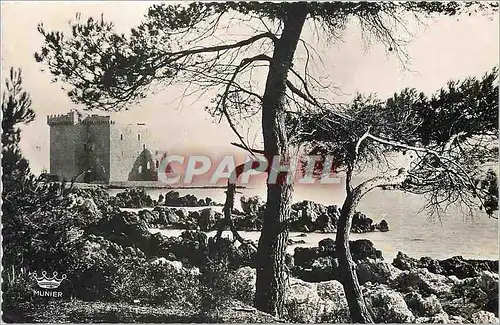 Ansichtskarte AK Environs de Cannes Ruines du Vieux Chateau Fortifie de l'Abbaye de Lerins