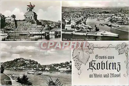 Cartes postales Gruss aus Koblenz an Rhein und Mosel