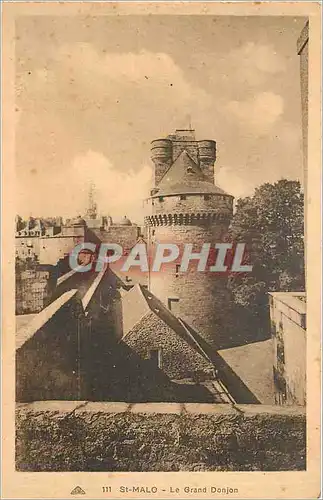 Ansichtskarte AK St Malo Le Grand Donjon