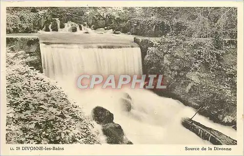 Cartes postales Divonne les Bains Source de la Divonne