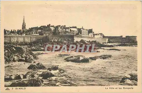 Cartes postales St Malo La Ville et les Remparts