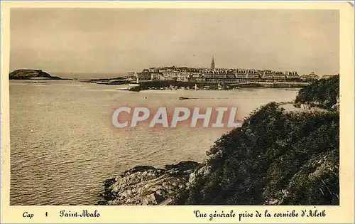 Ansichtskarte AK Saint Malo Vue generale prise de la corniche d'Aleth