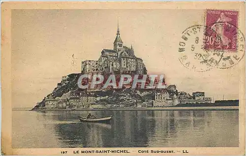 Cartes postales Le Mont Saint Michel Cote Sud Ouest